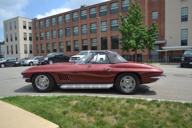 1967 Marlboro Maroon Chevrolet Corvette Convertible