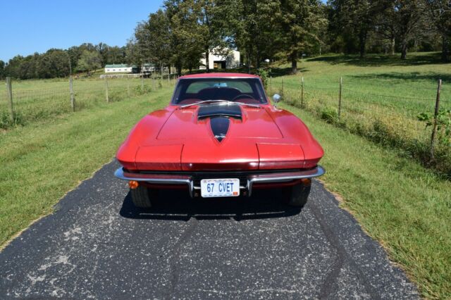 1967 Red Chevrolet Corvette Coupe