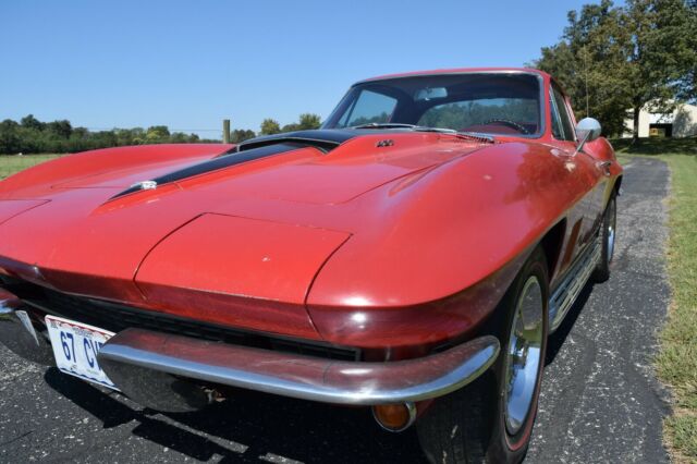 1967 Red Chevrolet Corvette Coupe