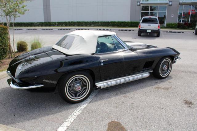 1967 Black Chevrolet Corvette Convertible