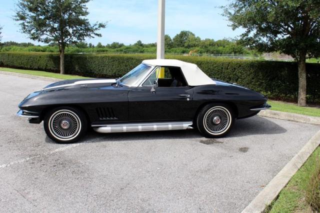 1967 Black Chevrolet Corvette Convertible