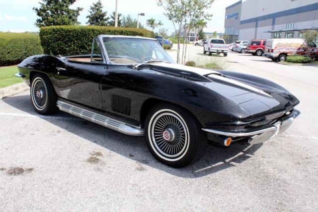1967 Black Chevrolet Corvette Convertible