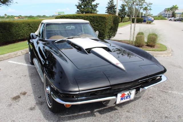 1967 Black Chevrolet Corvette Convertible