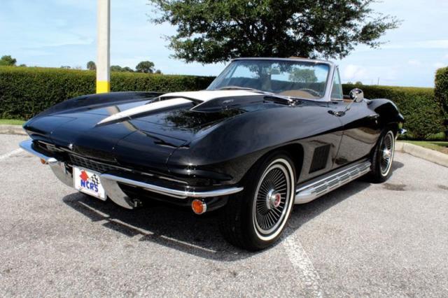 1967 Black Chevrolet Corvette Convertible