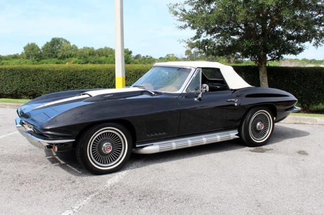 1967 Black Chevrolet Corvette Convertible