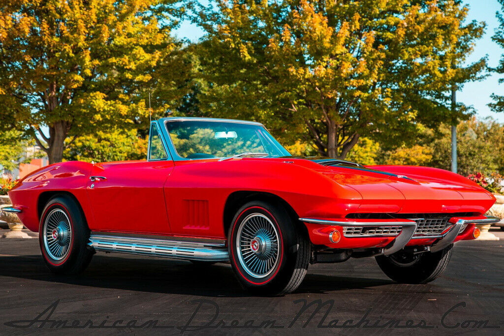 1967 Red Chevrolet Corvette Convertible