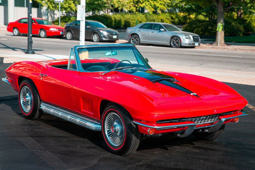 1967 Red Chevrolet Corvette Convertible