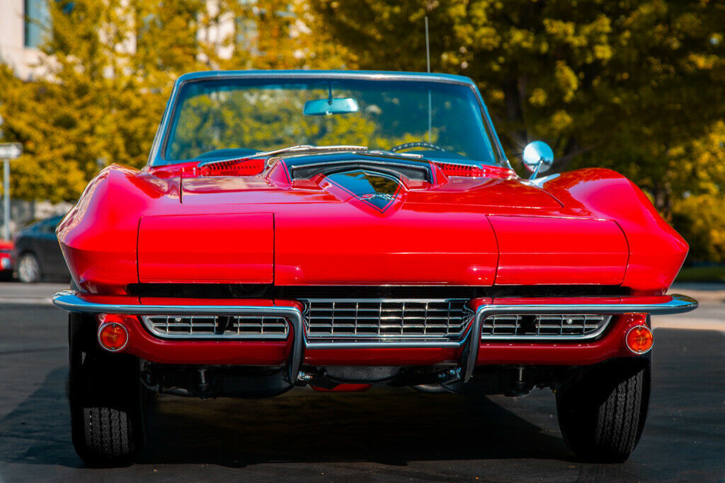 1967 Red Chevrolet Corvette Convertible