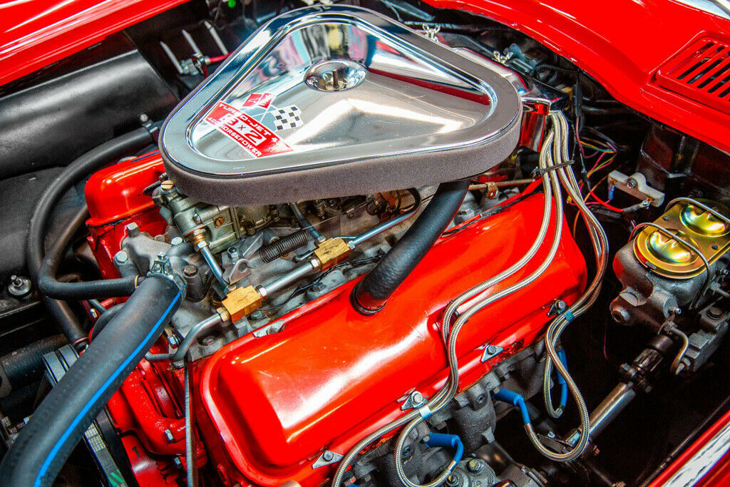 1967 Red Chevrolet Corvette Convertible