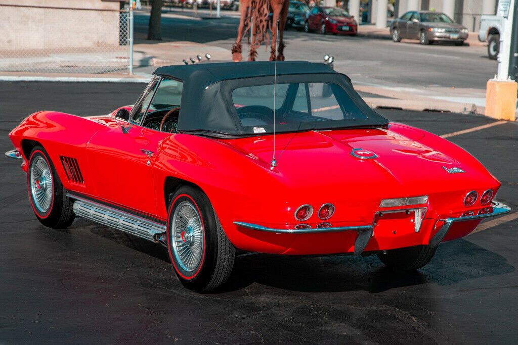 1967 Red Chevrolet Corvette Convertible