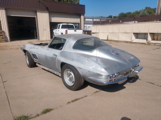 1967 Silver Chevrolet Corvette Coupe