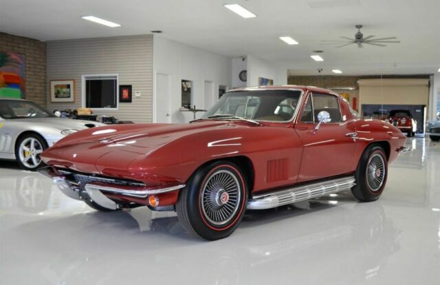 1967 Red Chevrolet Corvette --