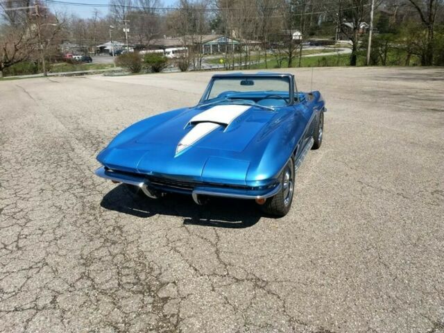 1967 Blue Chevrolet Corvette Convertible
