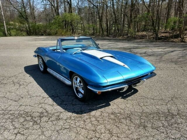 1967 Blue Chevrolet Corvette Convertible