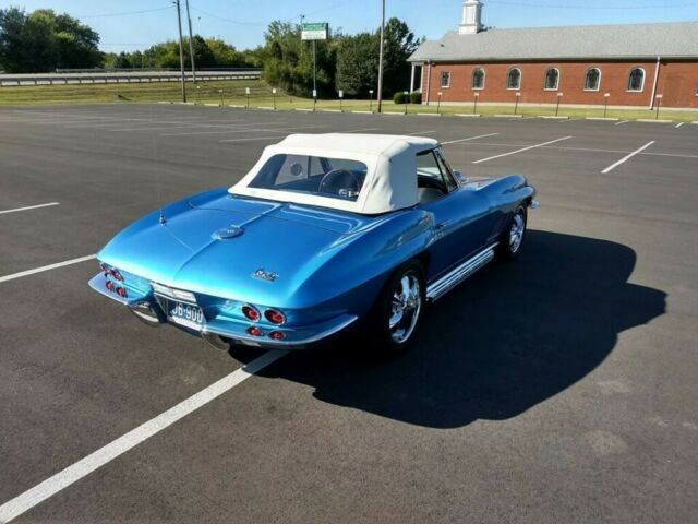 1967 Blue Chevrolet Corvette Convertible