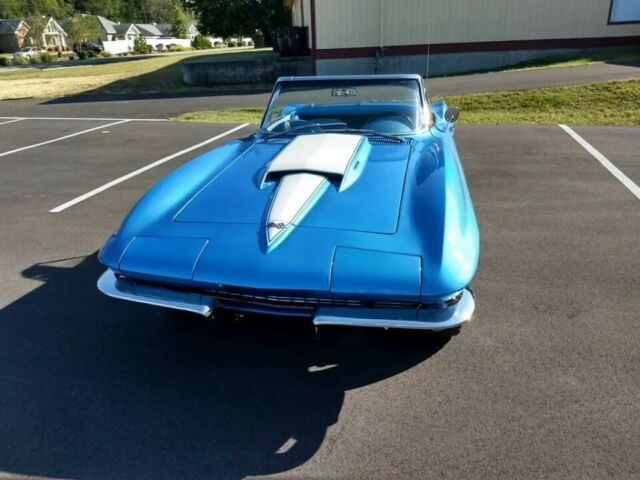 1967 Blue Chevrolet Corvette Convertible
