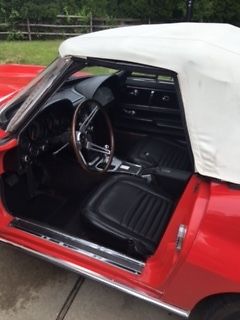 1967 Red Chevrolet Corvette Convertible