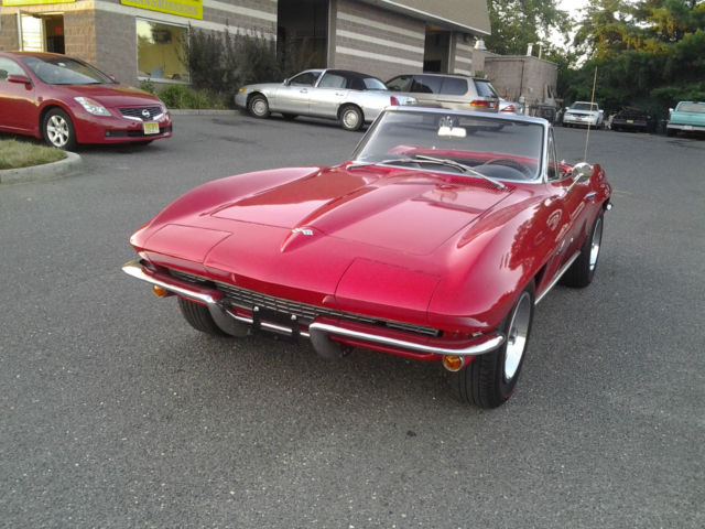 1967 Red Chevrolet Corvette Convertible