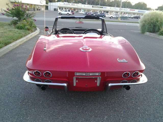 1967 Red Chevrolet Corvette Convertible