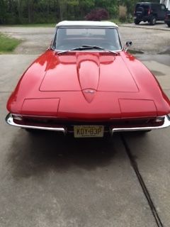 1967 Red Chevrolet Corvette Convertible