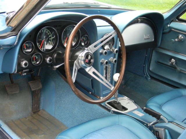 1967 Marina Blue Chevrolet Corvette Convertible