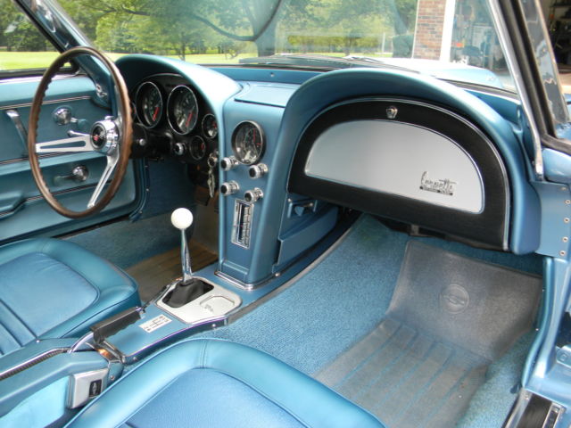 1967 Marina Blue Chevrolet Corvette Convertible
