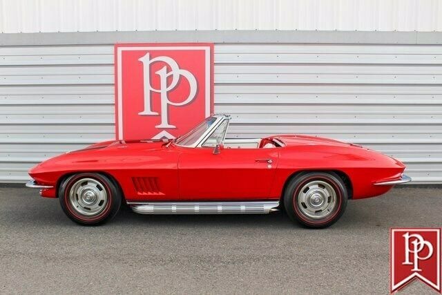 1967 Red Chevrolet Corvette Convertible