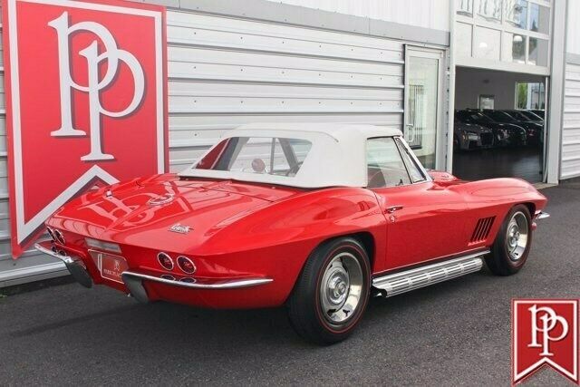 1967 Red Chevrolet Corvette Convertible