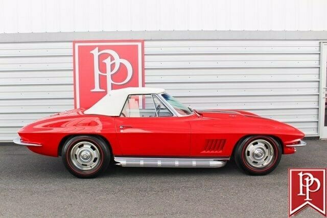 1967 Red Chevrolet Corvette Convertible