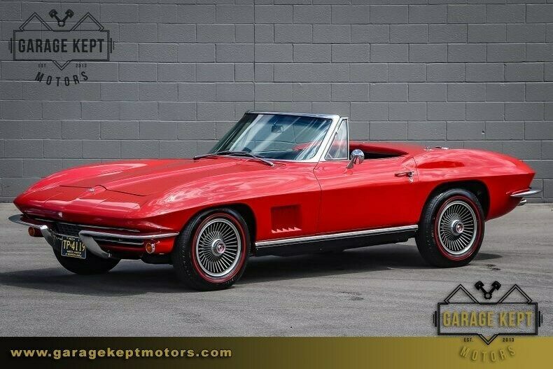 1967 Red Chevrolet Corvette Convertible