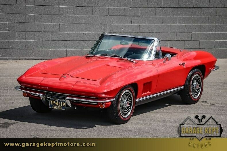 1967 Red Chevrolet Corvette Convertible
