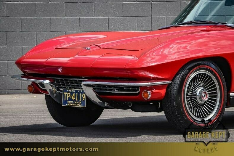 1967 Red Chevrolet Corvette Convertible