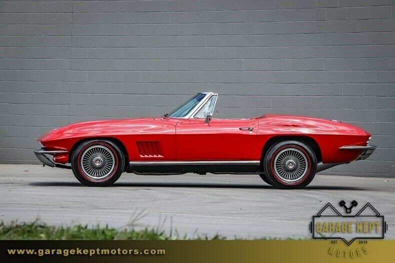 1967 Red Chevrolet Corvette Convertible