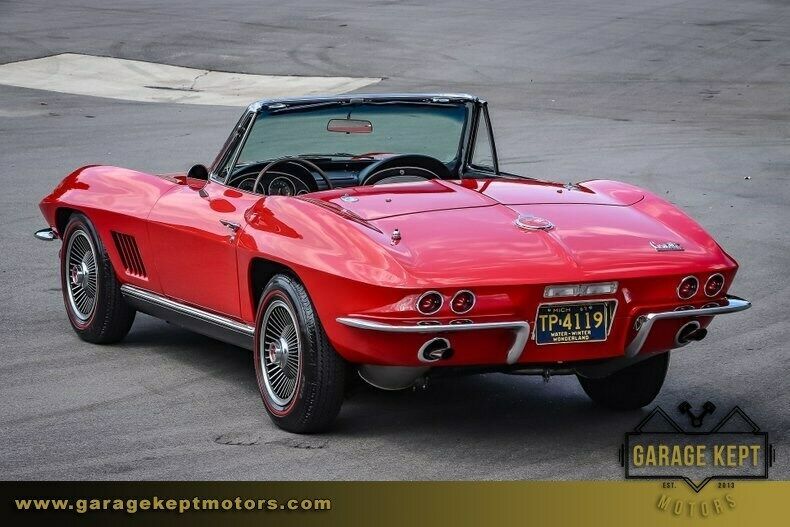 1967 Red Chevrolet Corvette Convertible