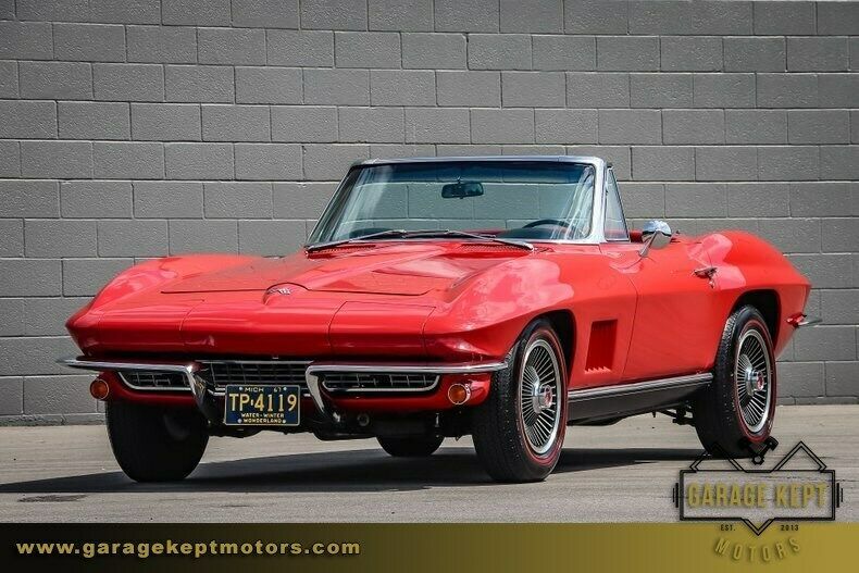 1967 Red Chevrolet Corvette Convertible
