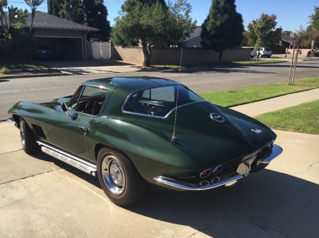1967 Green Chevrolet Corvette Coupe