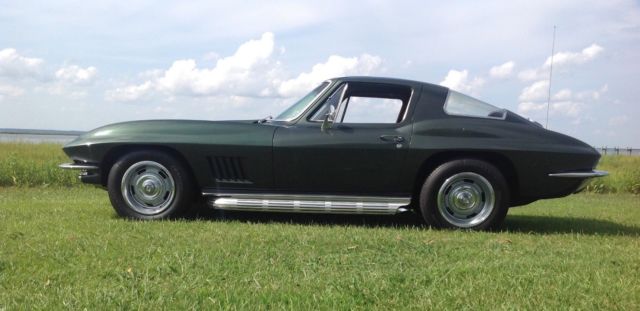 1967 Green Chevrolet Corvette Coupe