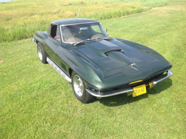 1967 Green Chevrolet Corvette Coupe