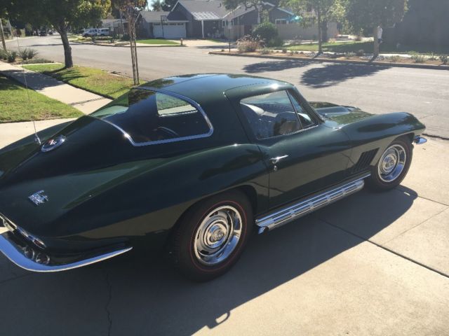 1967 Green Chevrolet Corvette Coupe