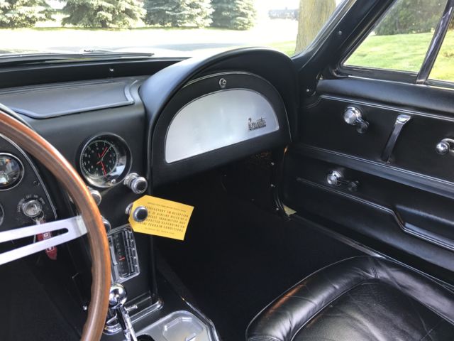 1967 Yellow Chevrolet Corvette Coupe