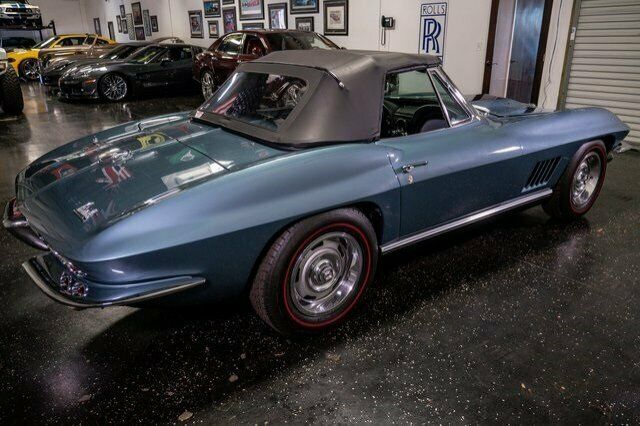 1967 Blue Chevrolet Corvette Coupe