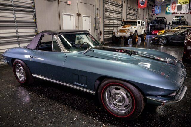 1967 Blue Chevrolet Corvette Coupe