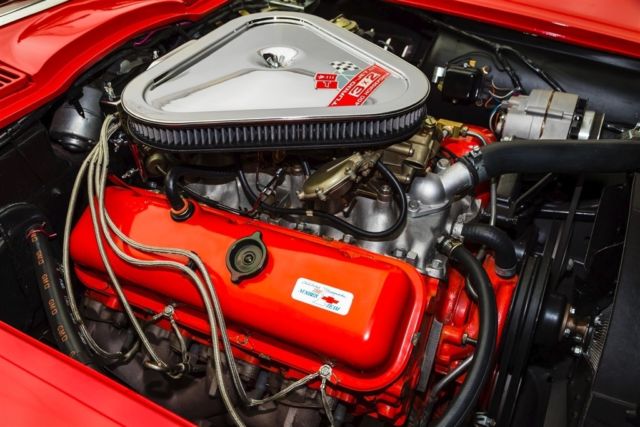 1967 Red Chevrolet Corvette Convertible