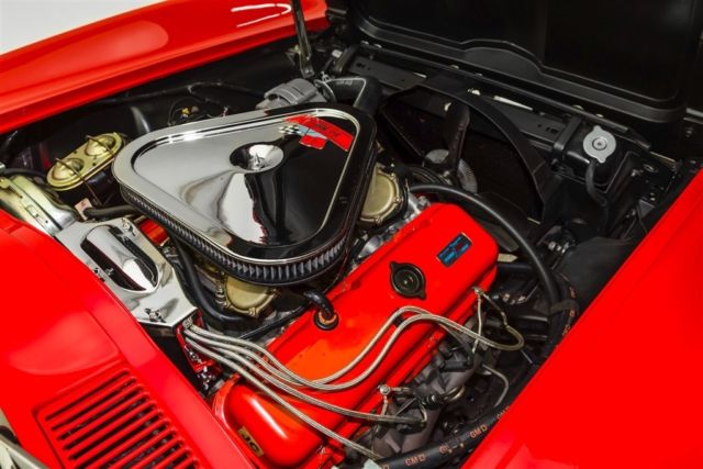 1967 Red Chevrolet Corvette Convertible