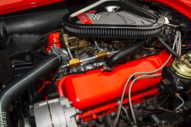 1967 Red Chevrolet Corvette Convertible