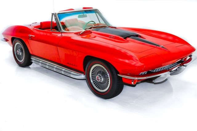 1967 Red Chevrolet Corvette Convertible