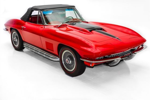 1967 Red Chevrolet Corvette Convertible
