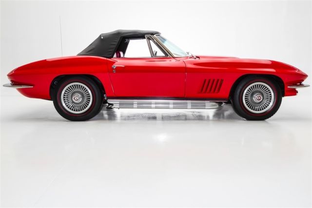 1967 Red Chevrolet Corvette Convertible