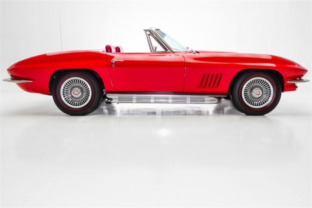 1967 Red Chevrolet Corvette Convertible
