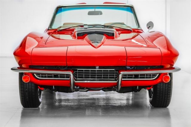 1967 Red Chevrolet Corvette Convertible